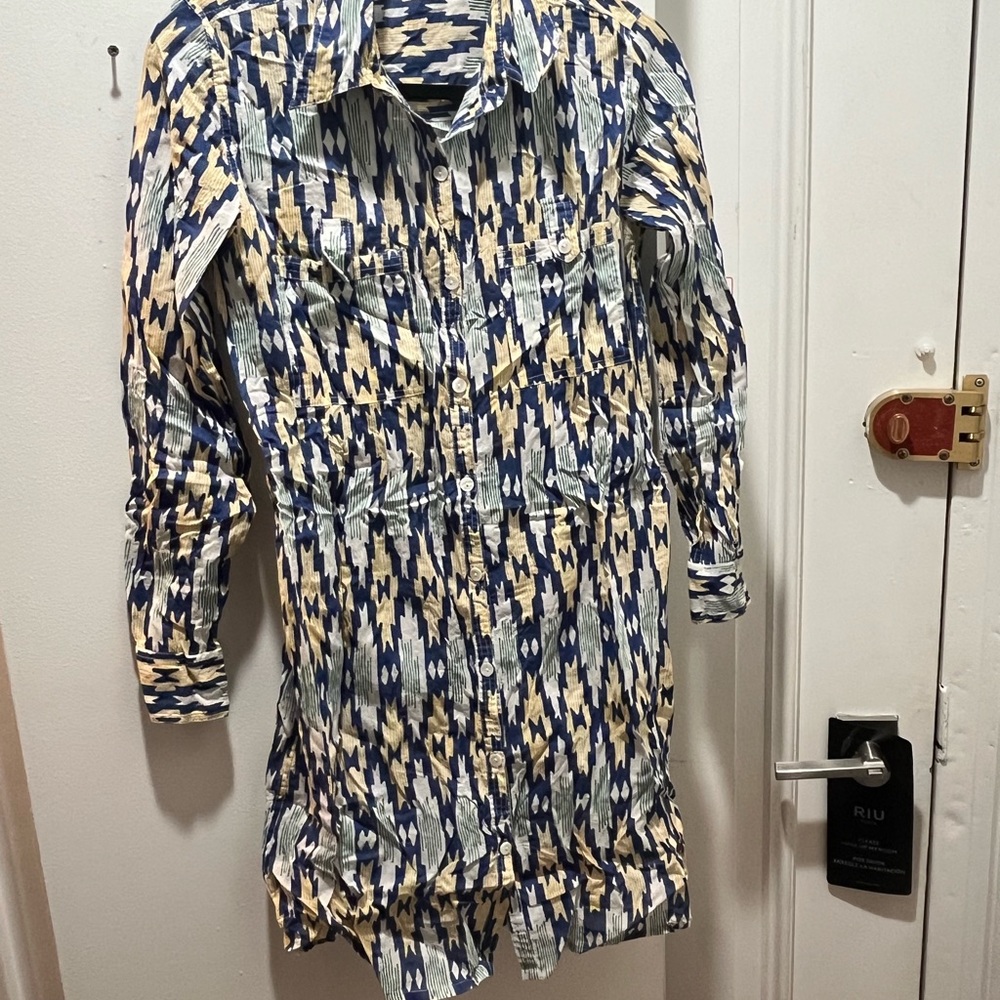 Roberta Roller Rabbit Button Down Coverupsize Xs - image 8